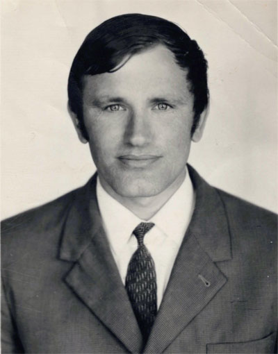 Директор Верхнеолбянской средней школы (1970 г.)